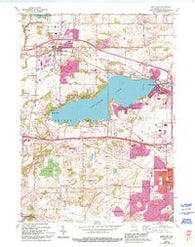 Hartland Wisconsin Historical topographic map, 1:24000 scale, 7.5 X 7.5 Minute, Year 1959