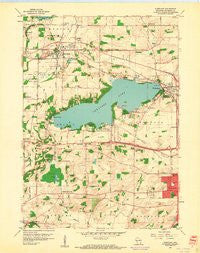 Hartland Wisconsin Historical topographic map, 1:24000 scale, 7.5 X 7.5 Minute, Year 1959