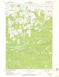 Hatfield NE Wisconsin Historical topographic map, 1:24000 scale, 7.5 X 7.5 Minute, Year 1970