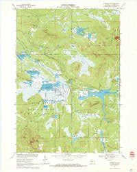 Hatfield SE Wisconsin Historical topographic map, 1:24000 scale, 7.5 X 7.5 Minute, Year 1970