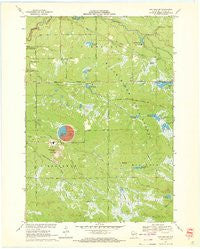 Hatfield SW Wisconsin Historical topographic map, 1:24000 scale, 7.5 X 7.5 Minute, Year 1970