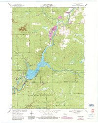 Hatfield Wisconsin Historical topographic map, 1:24000 scale, 7.5 X 7.5 Minute, Year 1970