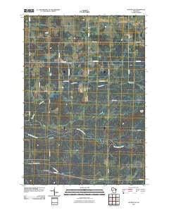 Hatfield NE Wisconsin Historical topographic map, 1:24000 scale, 7.5 X 7.5 Minute, Year 2010