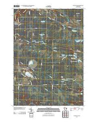 Hatfield SW Wisconsin Historical topographic map, 1:24000 scale, 7.5 X 7.5 Minute, Year 2010