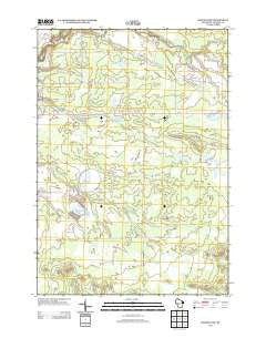 Hatfield SW Wisconsin Historical topographic map, 1:24000 scale, 7.5 X 7.5 Minute, Year 2013