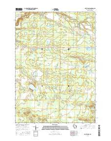 Hatfield SW Wisconsin Current topographic map, 1:24000 scale, 7.5 X 7.5 Minute, Year 2015