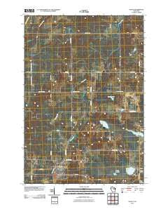 Hatley Wisconsin Historical topographic map, 1:24000 scale, 7.5 X 7.5 Minute, Year 2010