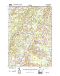 Hatley Wisconsin Historical topographic map, 1:24000 scale, 7.5 X 7.5 Minute, Year 2013