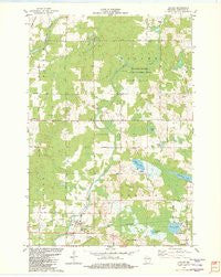 Hatley Wisconsin Historical topographic map, 1:24000 scale, 7.5 X 7.5 Minute, Year 1982