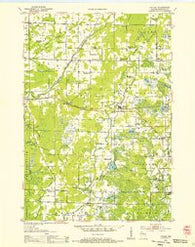 Hatley Wisconsin Historical topographic map, 1:48000 scale, 15 X 15 Minute, Year 1953