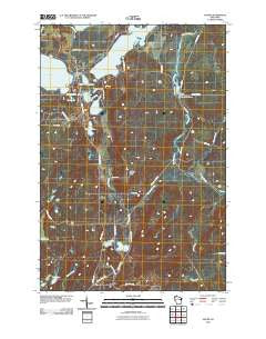 Hauer Wisconsin Historical topographic map, 1:24000 scale, 7.5 X 7.5 Minute, Year 2010