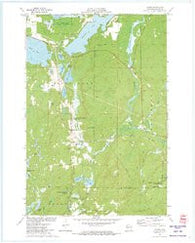 Hauer Wisconsin Historical topographic map, 1:24000 scale, 7.5 X 7.5 Minute, Year 1971