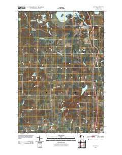 Haugen Wisconsin Historical topographic map, 1:24000 scale, 7.5 X 7.5 Minute, Year 2010