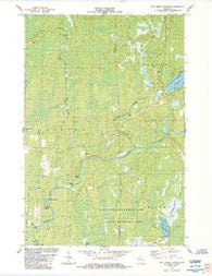 Hay Creek Flowage Wisconsin Historical topographic map, 1:24000 scale, 7.5 X 7.5 Minute, Year 1984