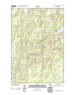 Hay Creek Flowage Wisconsin Historical topographic map, 1:24000 scale, 7.5 X 7.5 Minute, Year 2013
