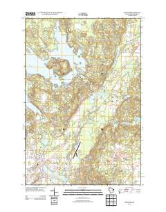 Hayward Wisconsin Historical topographic map, 1:24000 scale, 7.5 X 7.5 Minute, Year 2013