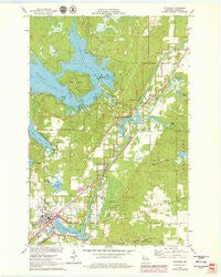 Hayward Wisconsin Historical topographic map, 1:24000 scale, 7.5 X 7.5 Minute, Year 1971