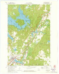 Hayward Wisconsin Historical topographic map, 1:24000 scale, 7.5 X 7.5 Minute, Year 1971