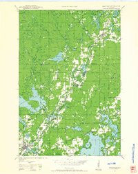 Hayward Wisconsin Historical topographic map, 1:48000 scale, 15 X 15 Minute, Year 1944