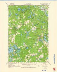 Heafford Junction Wisconsin Historical topographic map, 1:62500 scale, 15 X 15 Minute, Year 1966