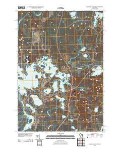 Heafford Junction Wisconsin Historical topographic map, 1:24000 scale, 7.5 X 7.5 Minute, Year 2010