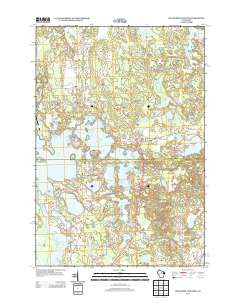 Heafford Junction Wisconsin Historical topographic map, 1:24000 scale, 7.5 X 7.5 Minute, Year 2013