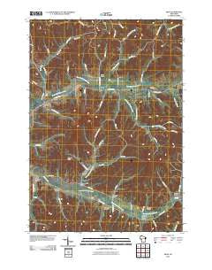 Hegg Wisconsin Historical topographic map, 1:24000 scale, 7.5 X 7.5 Minute, Year 2010