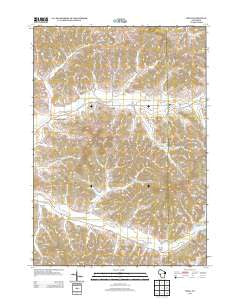 Hegg Wisconsin Historical topographic map, 1:24000 scale, 7.5 X 7.5 Minute, Year 2013