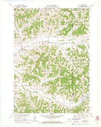 Hegg Wisconsin Historical topographic map, 1:24000 scale, 7.5 X 7.5 Minute, Year 1969