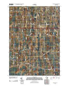 Helenville Wisconsin Historical topographic map, 1:24000 scale, 7.5 X 7.5 Minute, Year 2010