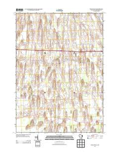 Helenville Wisconsin Historical topographic map, 1:24000 scale, 7.5 X 7.5 Minute, Year 2013