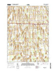 Helenville Wisconsin Current topographic map, 1:24000 scale, 7.5 X 7.5 Minute, Year 2015