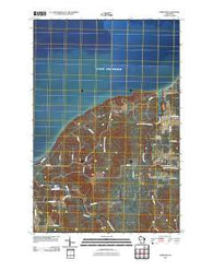 Herbster Wisconsin Historical topographic map, 1:24000 scale, 7.5 X 7.5 Minute, Year 2010