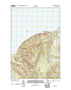 Herbster Wisconsin Historical topographic map, 1:24000 scale, 7.5 X 7.5 Minute, Year 2013
