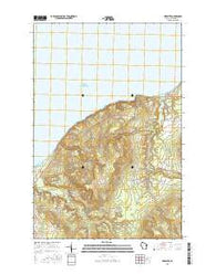 Herbster Wisconsin Current topographic map, 1:24000 scale, 7.5 X 7.5 Minute, Year 2015