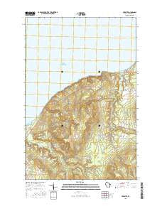 Herbster Wisconsin Current topographic map, 1:24000 scale, 7.5 X 7.5 Minute, Year 2015