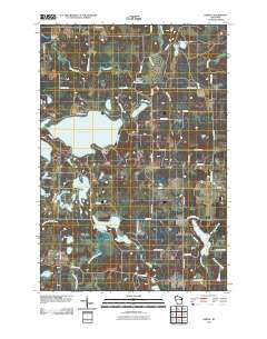 Hertel Wisconsin Historical topographic map, 1:24000 scale, 7.5 X 7.5 Minute, Year 2010