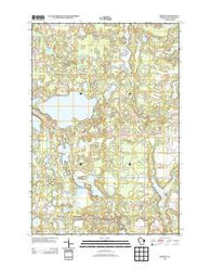 Hertel Wisconsin Historical topographic map, 1:24000 scale, 7.5 X 7.5 Minute, Year 2013