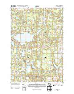 Hertel Wisconsin Historical topographic map, 1:24000 scale, 7.5 X 7.5 Minute, Year 2013