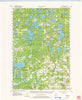 Hertel Wisconsin Historical topographic map, 1:62500 scale, 15 X 15 Minute, Year 1955