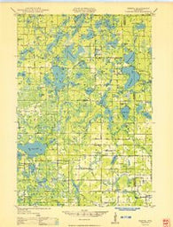 Hertel Wisconsin Historical topographic map, 1:48000 scale, 15 X 15 Minute, Year 1949