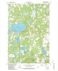 Hertel Wisconsin Historical topographic map, 1:24000 scale, 7.5 X 7.5 Minute, Year 1982