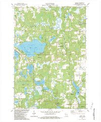 Hertel Wisconsin Historical topographic map, 1:24000 scale, 7.5 X 7.5 Minute, Year 1982