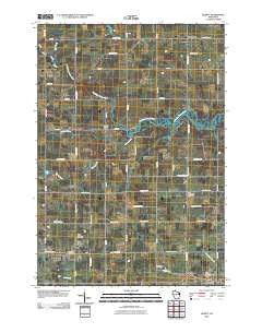 Hewitt Wisconsin Historical topographic map, 1:24000 scale, 7.5 X 7.5 Minute, Year 2010