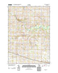 Hewitt Wisconsin Historical topographic map, 1:24000 scale, 7.5 X 7.5 Minute, Year 2013