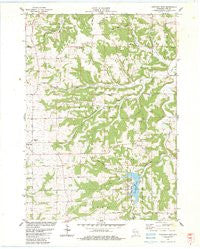 Highland East Wisconsin Historical topographic map, 1:24000 scale, 7.5 X 7.5 Minute, Year 1983