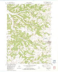 Highland West Wisconsin Historical topographic map, 1:24000 scale, 7.5 X 7.5 Minute, Year 1983