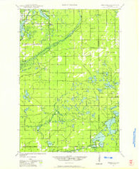 Highland Wisconsin Historical topographic map, 1:48000 scale, 15 X 15 Minute, Year 1945