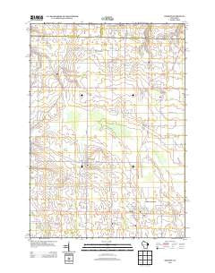 Hilbert Wisconsin Historical topographic map, 1:24000 scale, 7.5 X 7.5 Minute, Year 2013
