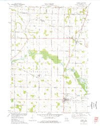 Hilbert Wisconsin Historical topographic map, 1:24000 scale, 7.5 X 7.5 Minute, Year 1974